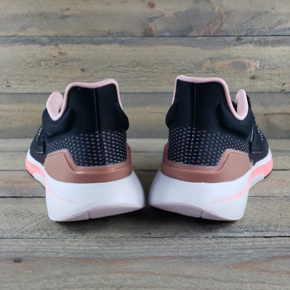 adidas EQ21 Run Women's Running Shoes Sneakers Black Pink - Picture 4 of 11